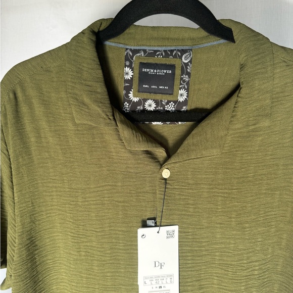 Denim & Flower, large casual button up - Picture 3 of 4